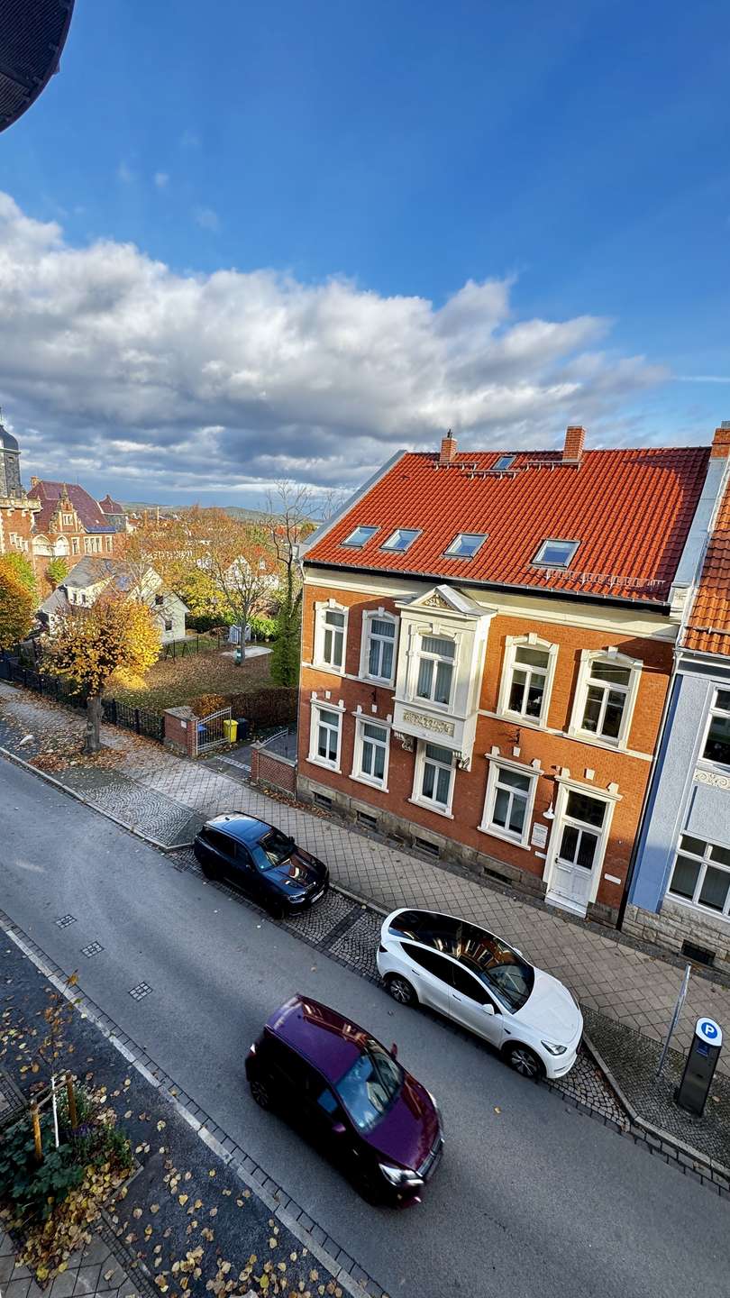 Blick von der Loggia Wohnung Blankenburg