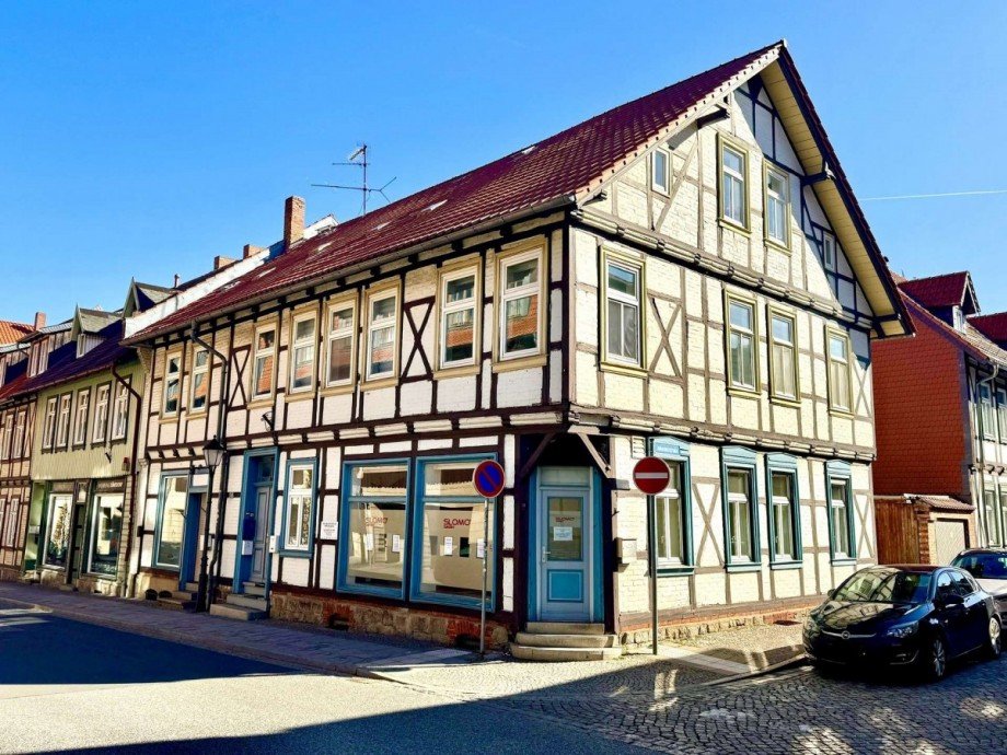 Stra�enansicht Mehrfamilienhaus Wernigerode