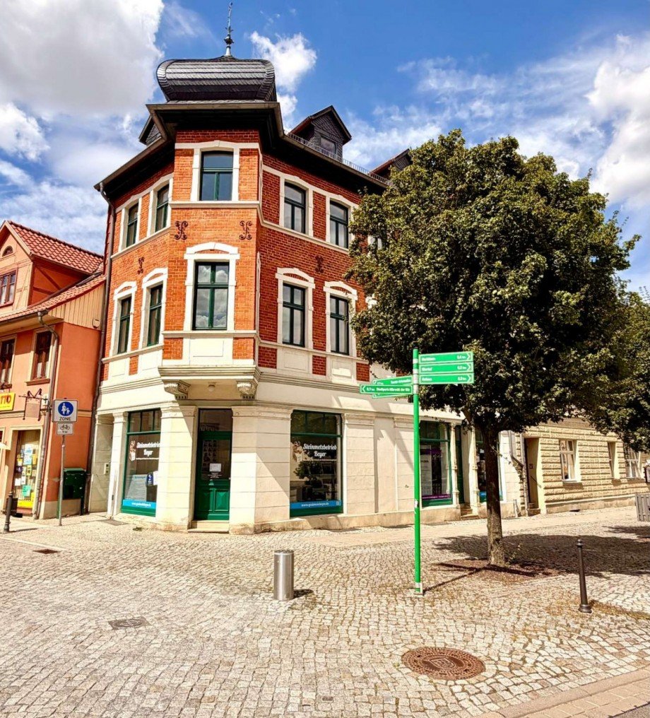 Stra�enansicht Wohnung Ballenstedt