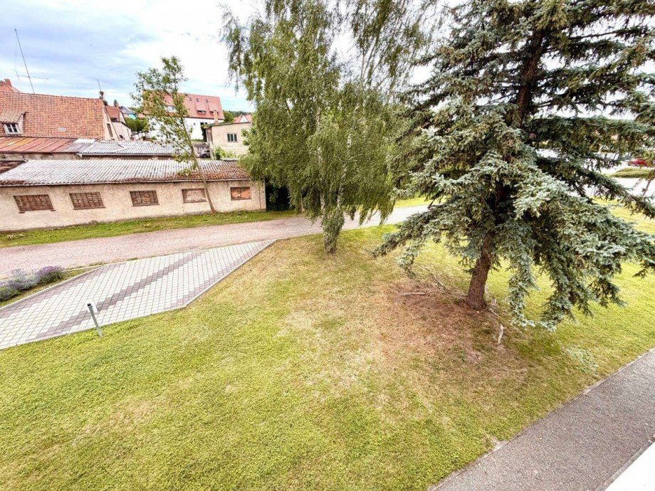 Aussicht Balkon Wohnung Ballenstedt