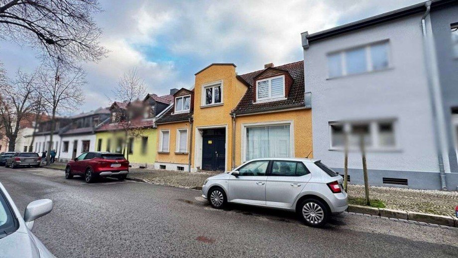 Ansicht Stra�e Wohn- / Gesch�ftshaus Bernburg