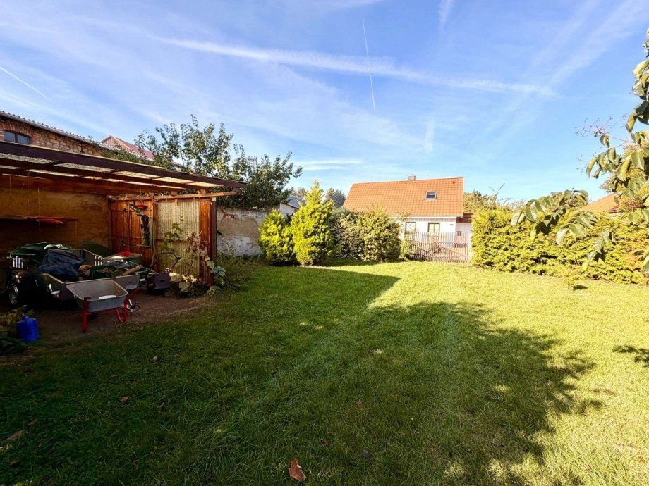 Gartenansicht Haus Ballenstedt