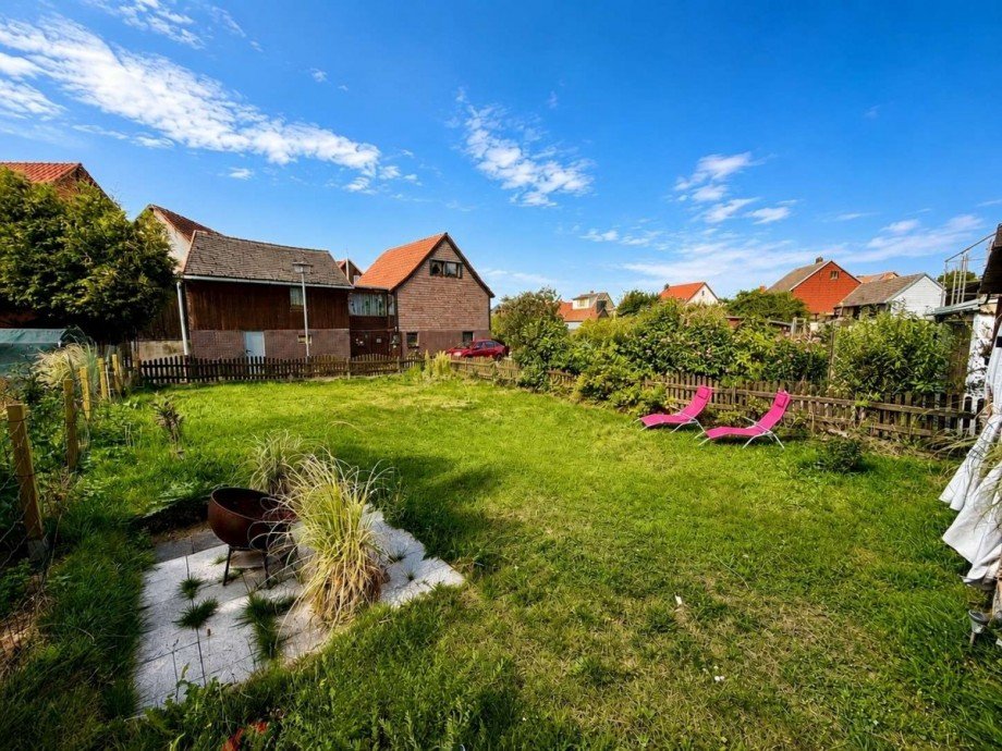 Gartenansicht Zweifamilienhaus Osterwieck