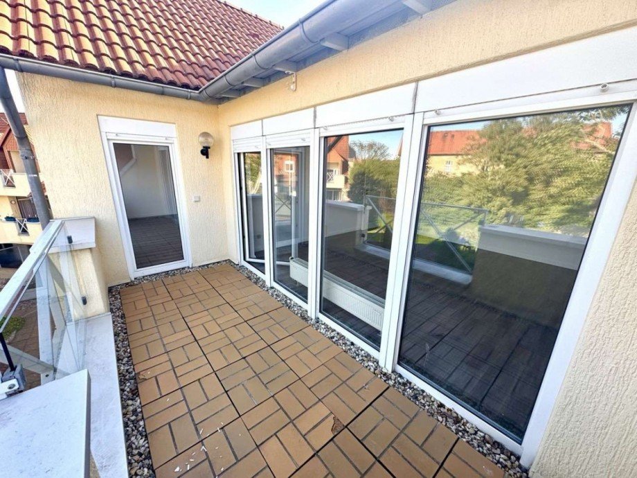 Balkon Dachgeschosswohnung Ballenstedt