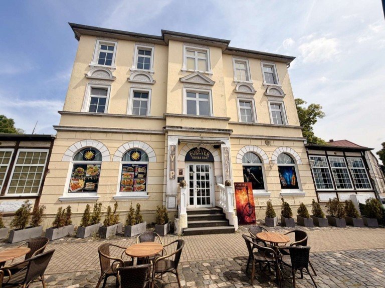 Au�enansicht Quedlinburg Wohn- / Gesch�ftshaus Magdeburger Hof - attraktives Wohn - und Gewerbeensemble mit Entwicklungspotential