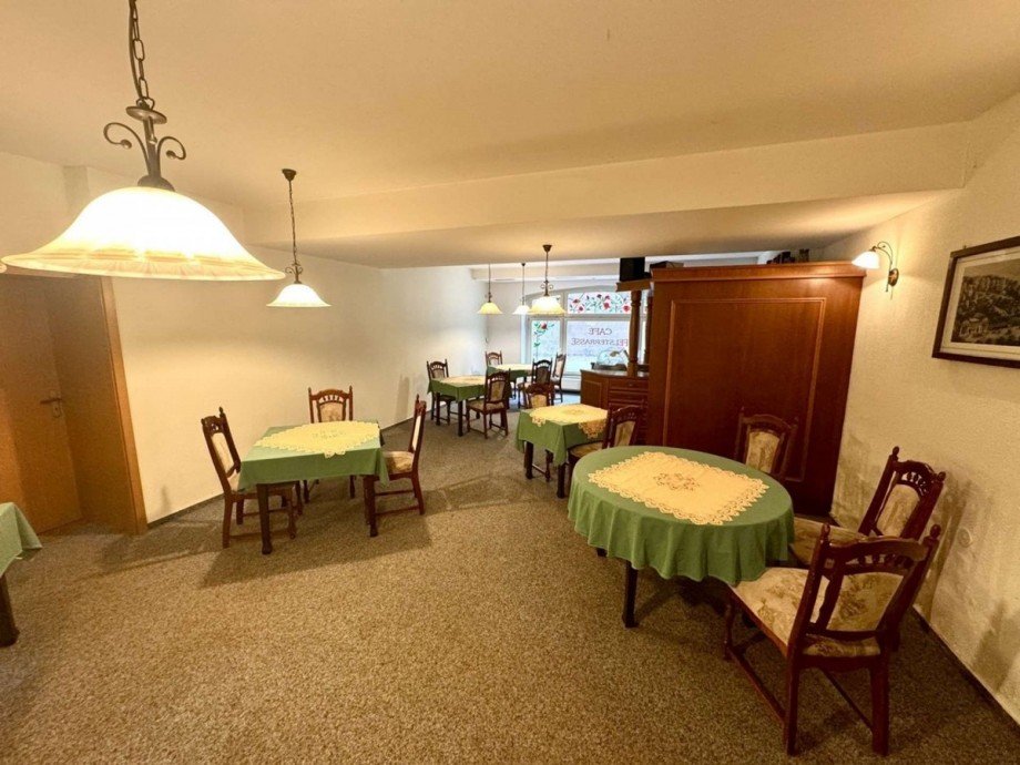 Gastraum Cafe Pensionen Harzgerode