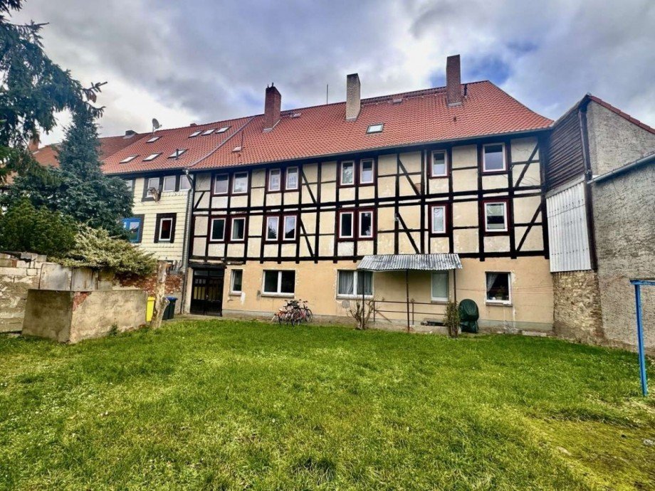 R�ckansicht Mehrfamilienhaus Wernigerode