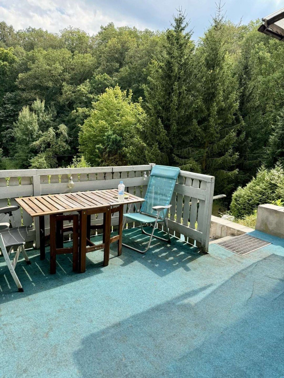 A Terrasse vor dem Haus Einfamilienhaus Falkenstein/Harz