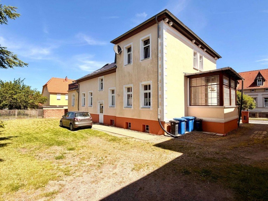 R�ckansicht Erdgeschosswohnung Ballenstedt