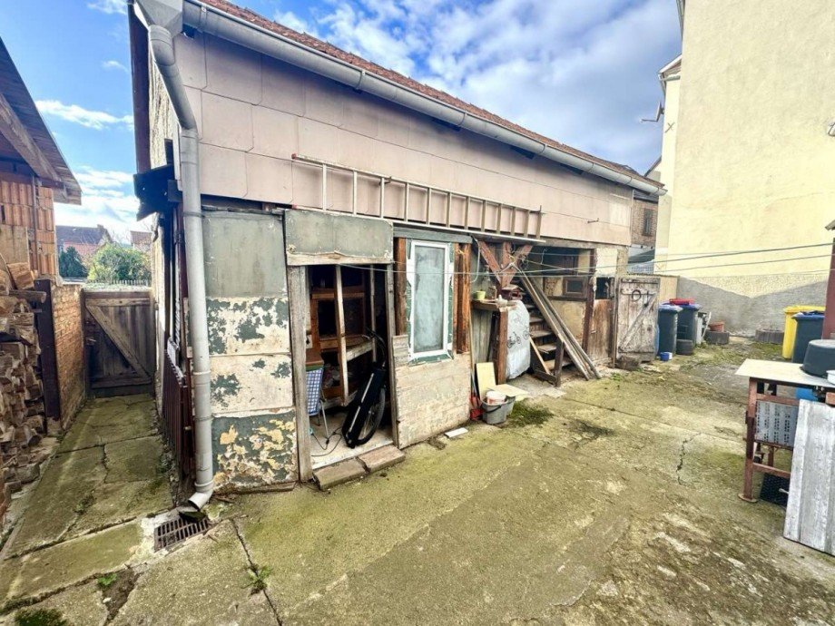 Ansicht Schuppen/ Stall Haus Ballenstedt