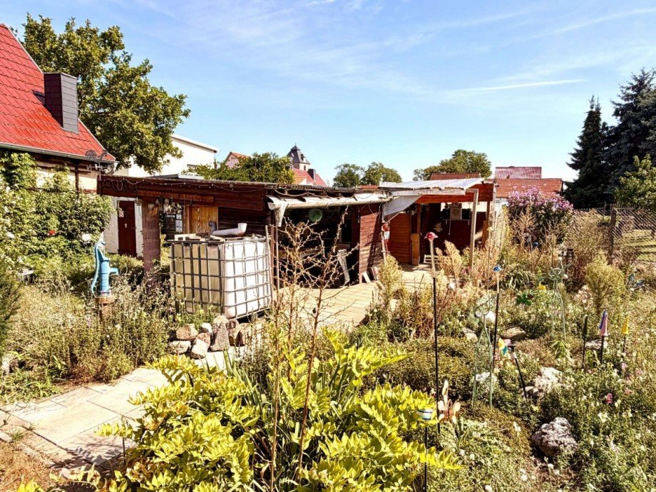 Ansicht �berdachte Sitzecke Haus Mansfeld