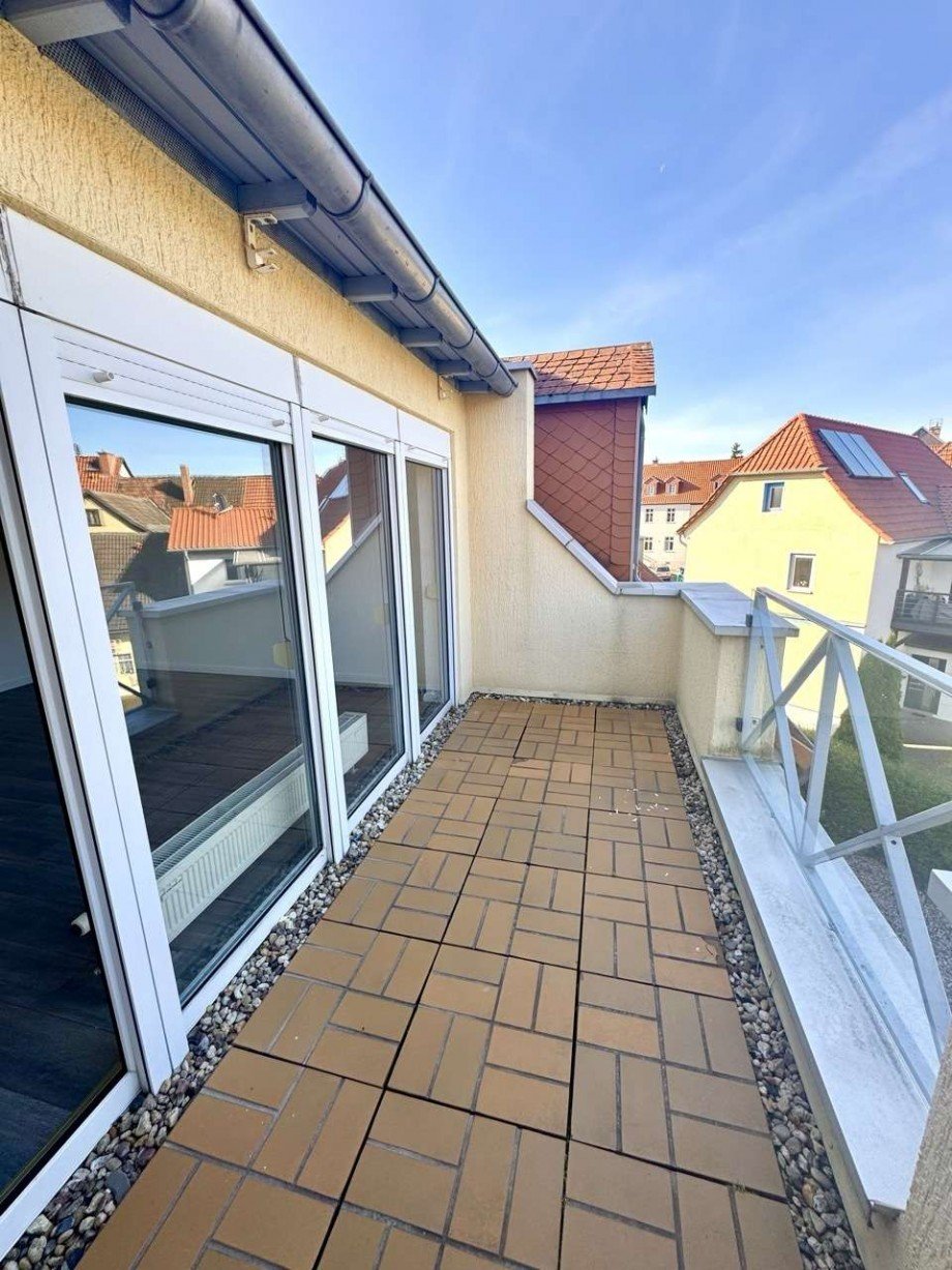 Balkon Dachgeschosswohnung Ballenstedt