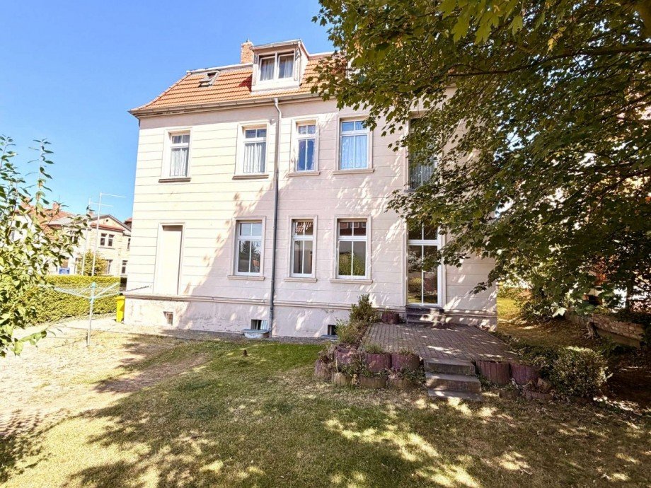 R�ckansicht Wohnung Ballenstedt