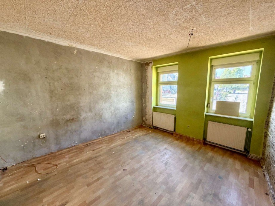 Wohnzimmer EG Reihenmittelhaus Hettstedt