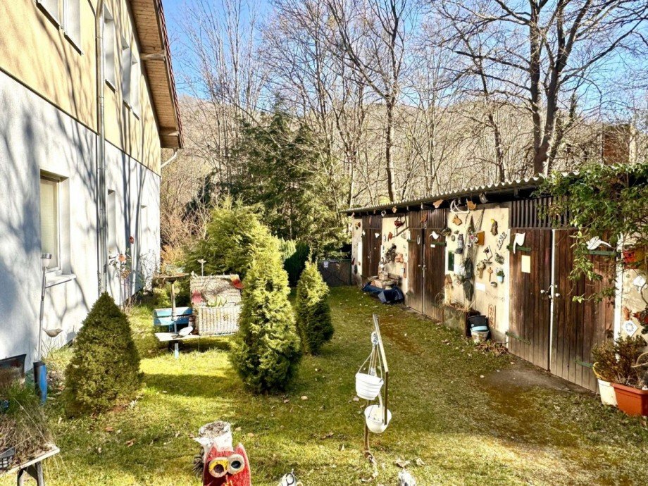 Gartenansicht Mehrfamilienhaus Wernigerode