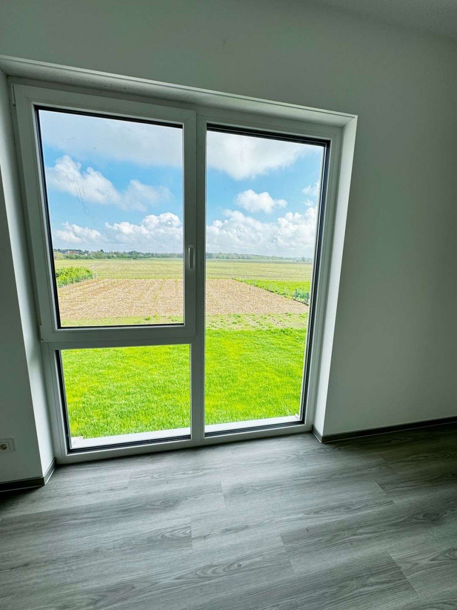 EG Wohnen Blick in den Garten Reihenmittelhaus Biederitz