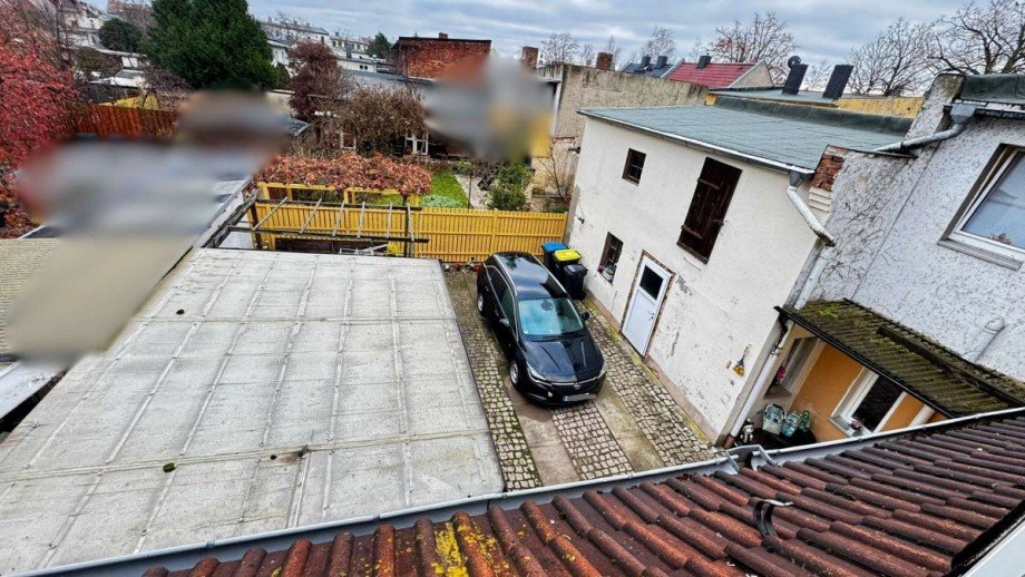Blick auf den Hof Wohn- / Gesch�ftshaus Bernburg