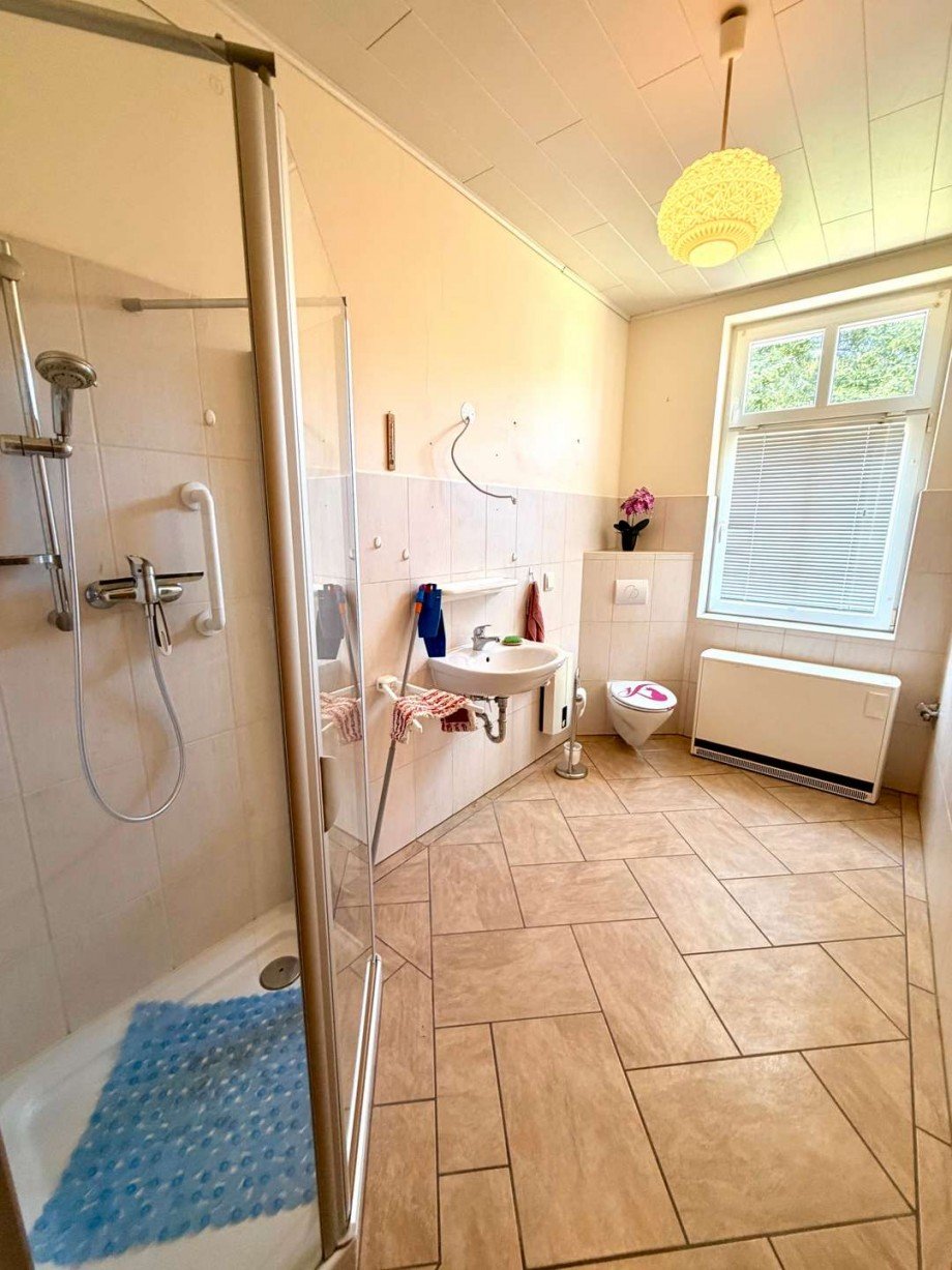 Badezimmer Erdgeschosswohnung Ballenstedt