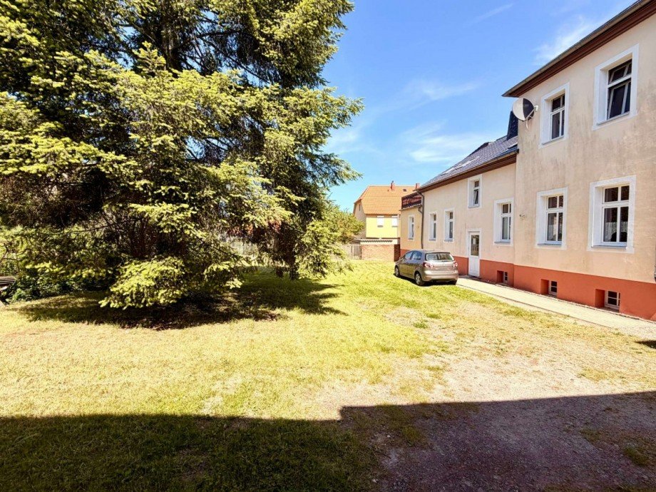 R�ckansicht Erdgeschosswohnung Ballenstedt
