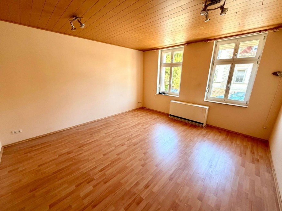 Wohnzimmer Erdgeschosswohnung Ballenstedt