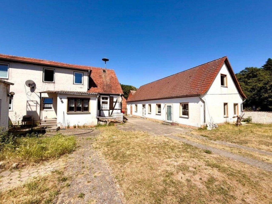 R�ckansicht Zweifamilienhaus Burgstall