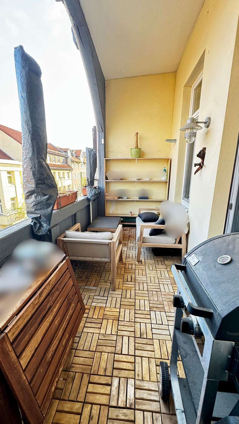 Loggia. Wohnung Blankenburg