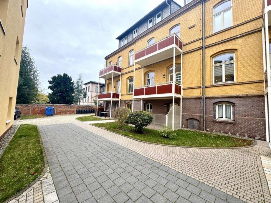 R�ckseite Wohnhaus Wohnung Ballenstedt