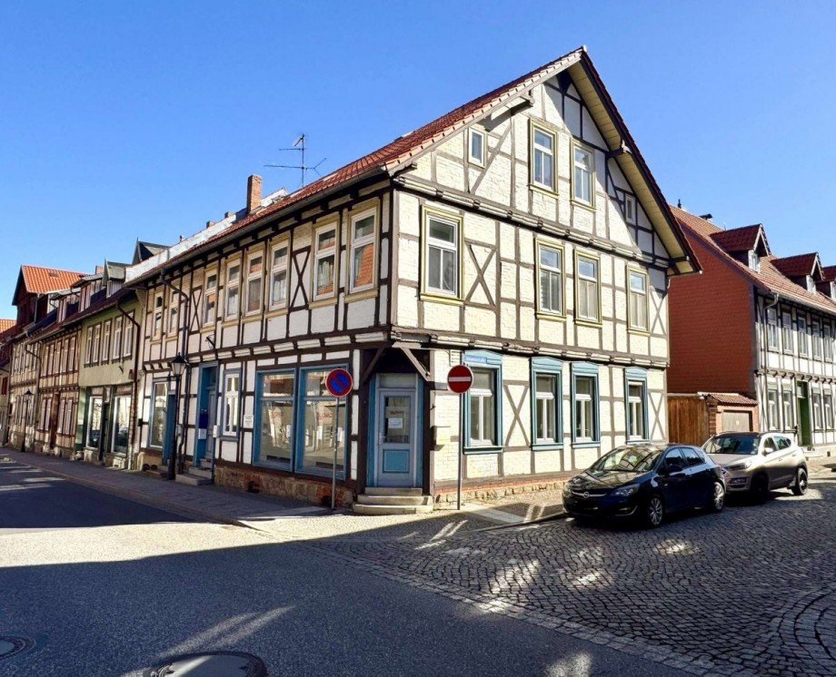 Stra�enansicht Mehrfamilienhaus Wernigerode
