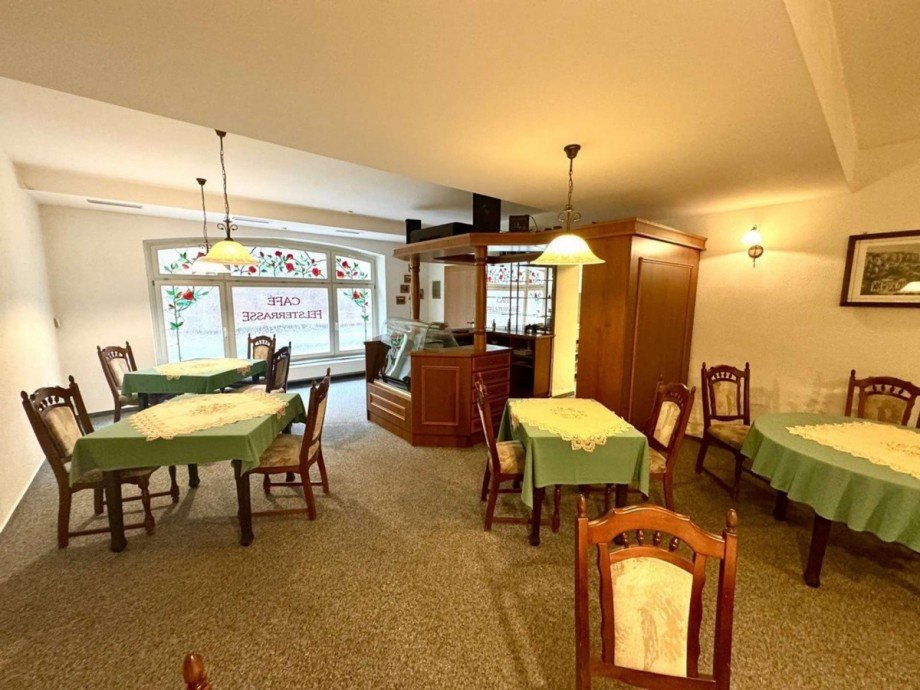 Gastraum Cafe Pensionen Harzgerode