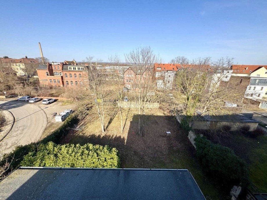Ausblick Dachterrasse Mehrfamilienhaus Halberstadt