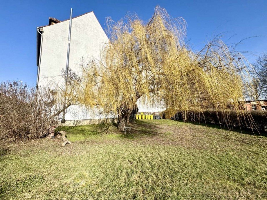 Gartenansicht Mehrfamilienhaus Halberstadt
