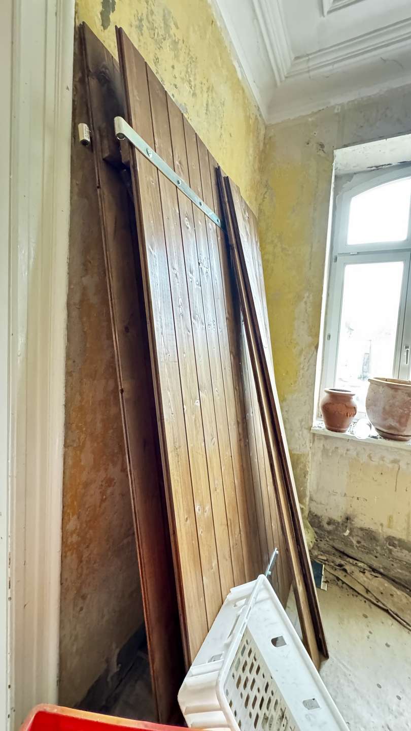 Holztore f�r Garagenbereich Wohn- / Gesch�ftshaus Meisdorf