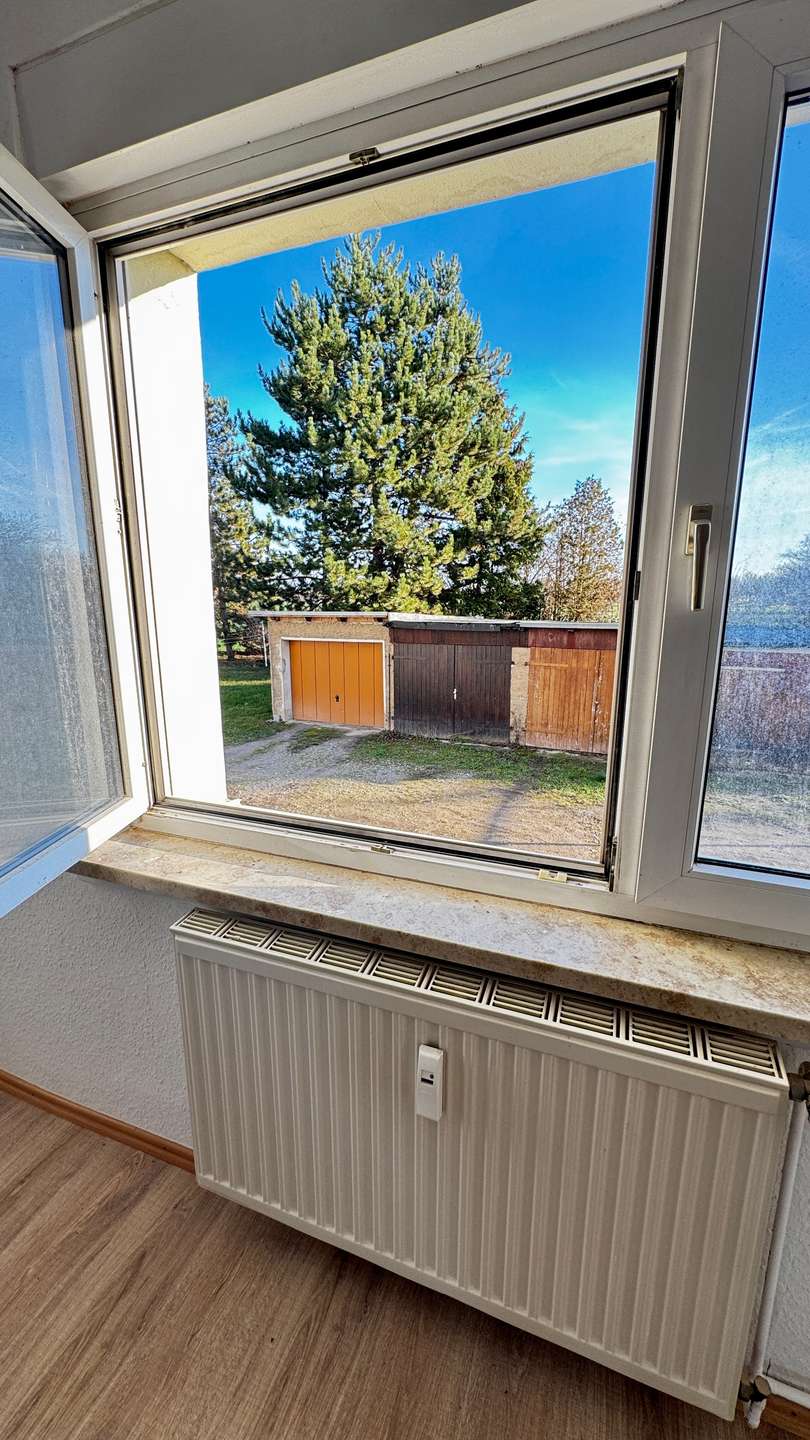 Blick hinters Haus Erdgeschosswohnung Sta�furt