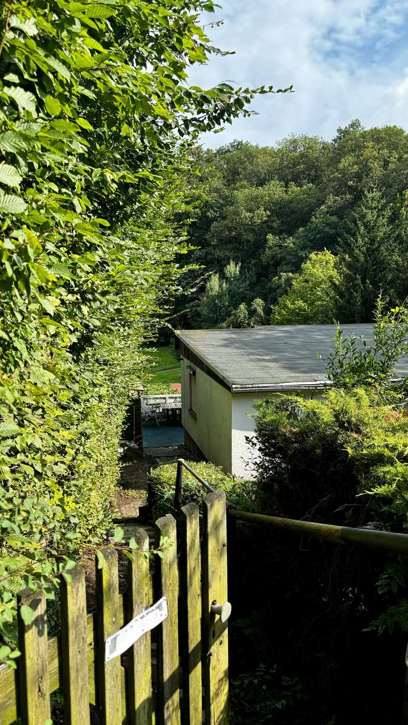 A Blick vom oberen Zugang Einfamilienhaus Falkenstein/Harz