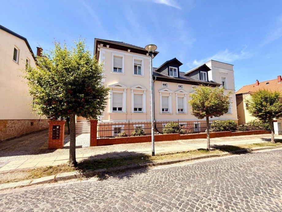 Au�enansicht Erdgeschosswohnung Ballenstedt