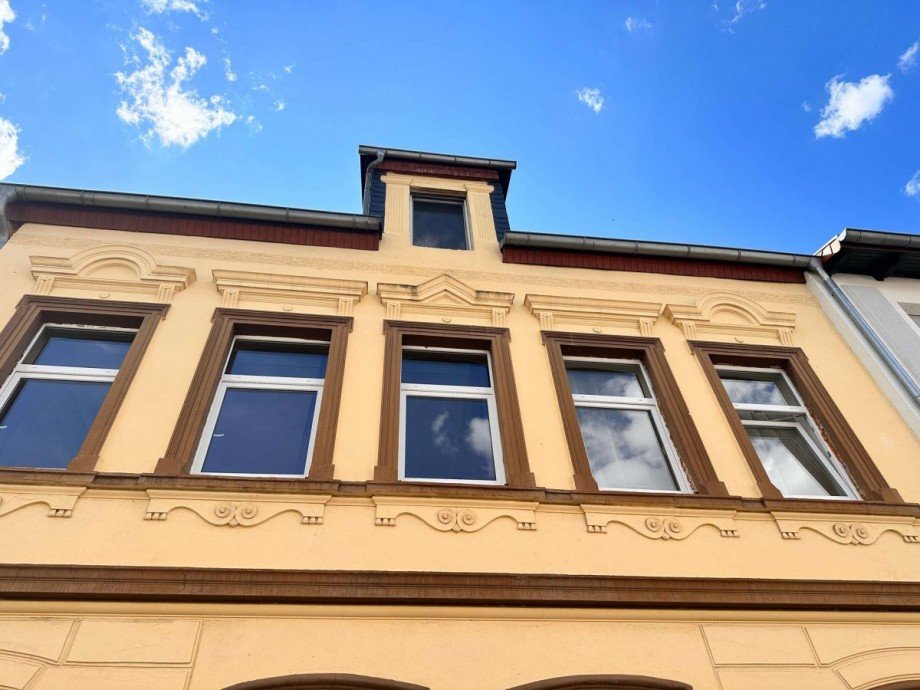 Stra�enansicht Mehrfamilienhaus Sch�nebeck