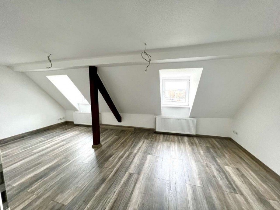 Schlafzimmer WE Dachgeschoss Mehrfamilienhaus Halberstadt