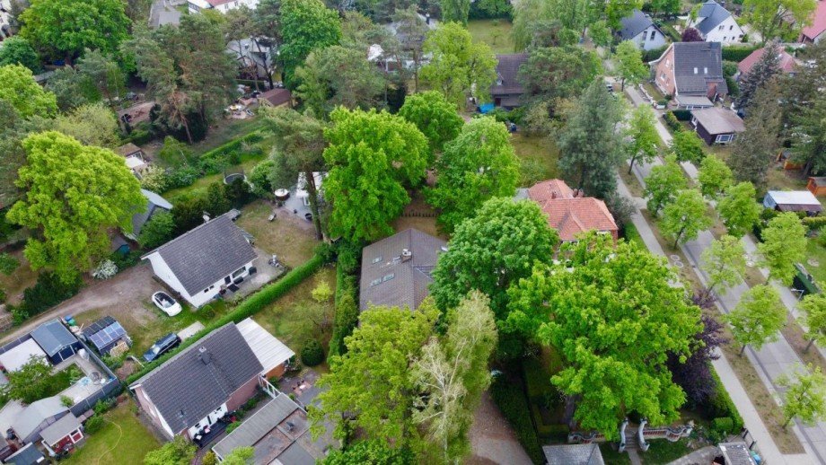 Luftansicht Wohngrundst�ck Eichwalde