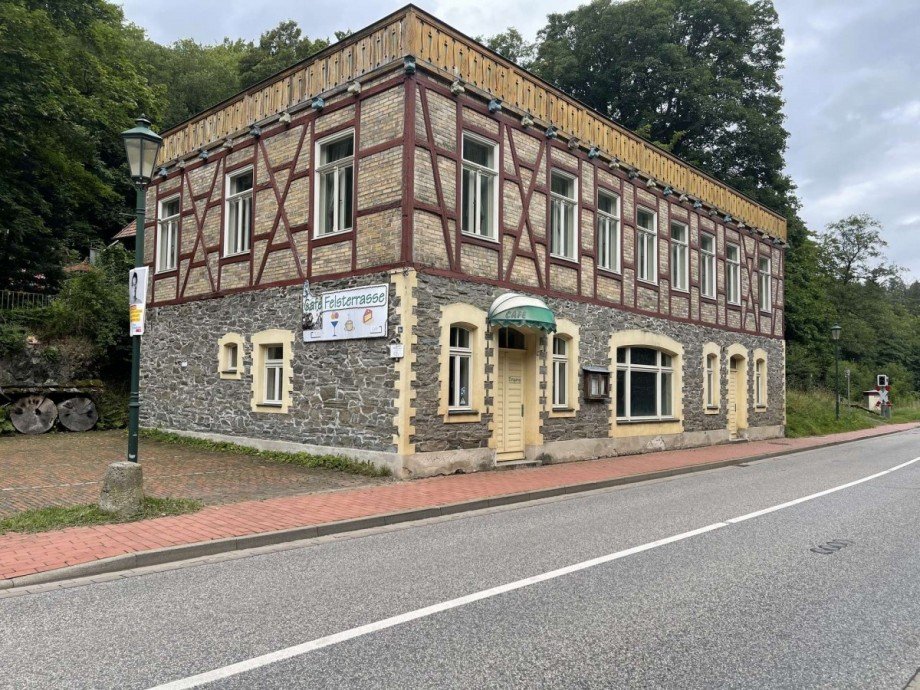 Stra�enansicht Pensionen Harzgerode