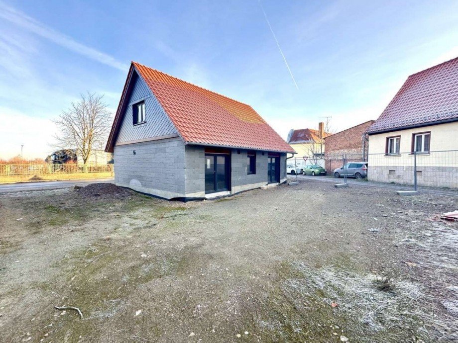 R�ckansicht Einfamilienhaus Ballenstedt