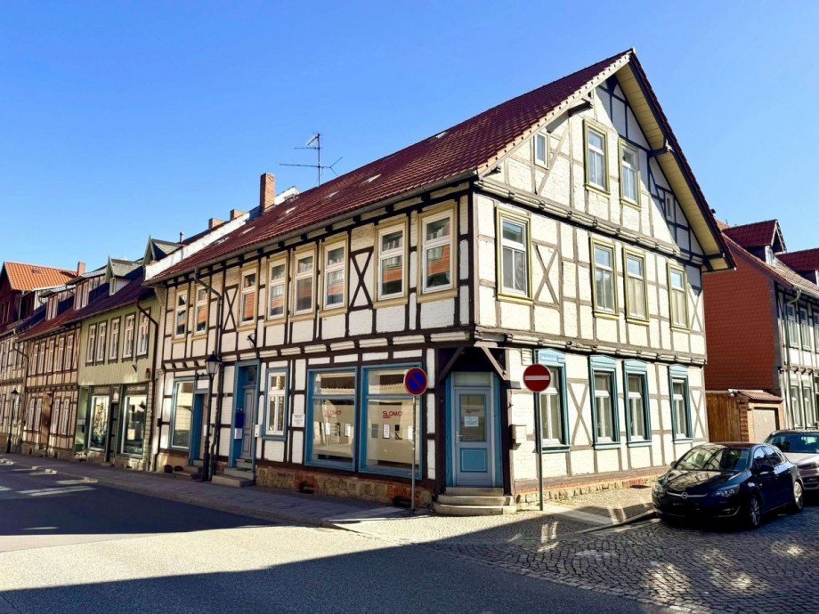 Stra�enansicht Mehrfamilienhaus Wernigerode